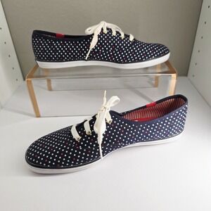 KEDS Patriotic Champion Womens Sneakers Red White Blue Stars & Stripes Size 8.5